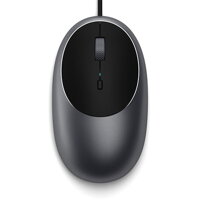 Satechi myš C1 USB-C Wired Mouse - Space Gray - iBite Nitra G2