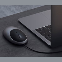 Satechi myš C1 USB-C Wired Mouse - Space Gray - iBite Nitra G4