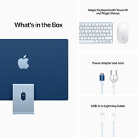 iMac 24" (2021) 4.5K Apple M1 8-core CPU 8-core GPU 8GB 256GB - Blue - iBite Nitra G5