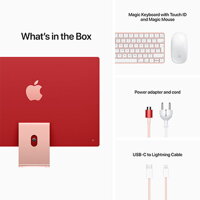 iMac 24" (2021) 4.5K Apple M1 8-core CPU 8-core GPU 8GB 256GB - Pink - iBite Nitra G4