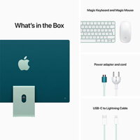 iMac 24" (2021) 4.5K Apple M1 8-core CPU 7-core GPU 8GB 256GB - Green - iBite Nitra G4