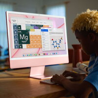 iMac 24" (2021) 4.5K Apple M1 8-core CPU 7-core GPU 8GB 256GB - Pink - iBite Nitra G5