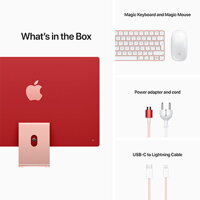 iMac 24" (2021) 4.5K Apple M1 8-core CPU 7-core GPU 8GB 256GB - Pink - iBite Nitra G4