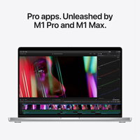  MacBook Pro 14" (M1 Pro 2021) Liquid Retina XDR Display M1 Pro 10-Core CPU 16-Core GPU 16GB RAM 1TB SSD - Silver - iBite Nitra G6