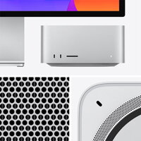 Mac Studio (2022) Apple M1 Ultra 20-Core CPU 48-Core GPU 64GB RAM 1TB SSD - Silver - iBite Nitra G5