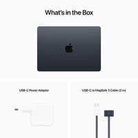MacBook Air 13,6" (M2 2022) Liquid Retina Display M2 8-Core CPU 8-Core GPU 8GB RAM 256GB SSD - Midnight - iBite Nitra G10