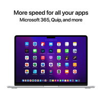 MacBook Air 13,6" (M2 2022) Liquid Retina Display M2 8-Core CPU 8-Core GPU 8GB RAM 256GB SSD - Silver - iBite Nitra G9