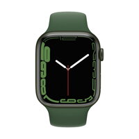 Apple Watch Series 7 GPS, 45mm Green Aluminium Case with Clover Sport Band - Regular - iBite Nitra G1