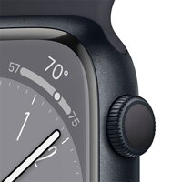 Apple Watch Series 8 GPS 41mm Midnight Aluminium Case with Midnight Sport Band - Regular - iBite Nitra G2