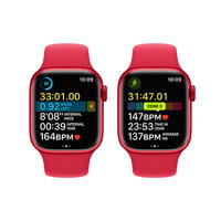 Apple Watch Series 8 GPS 41mm (PRODUCT)RED Aluminium Case with (PRODUCT)RED Sport Band - Regular - iBite Nitra G6