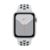 Apple Watch Nike Series 5 GPS, 44mm Silver Aluminium Case with Pure Platinum/Black Nike Sport Band - iBite Nitra G1