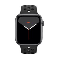 Apple Watch Nike Series 5 GPS, 44mm Space Grey Aluminium Case with Anthracite/Black Nike Sport Band - iBite Nitra G1
