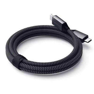 Satechi kábel USB-C to USB-C 100W Charging Cable 2m - Space Gray