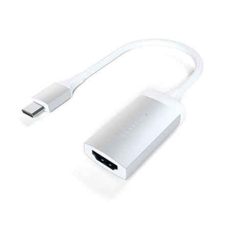 Satechi adaptér USB-C to HDMI 2.0 Ultra HD 4K 60Hz - Silver