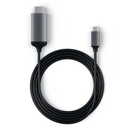 Satechi kábel USB-C to HDMI 2.0 Ultra HD 4K 60Hz, 1.8 m - Space Gray