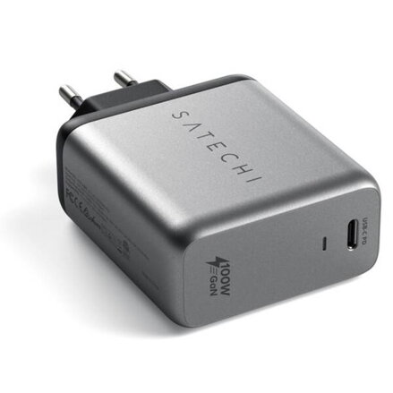 Nabíjačka do siete Satechi 100W USB-C PD GaN - Space Grey