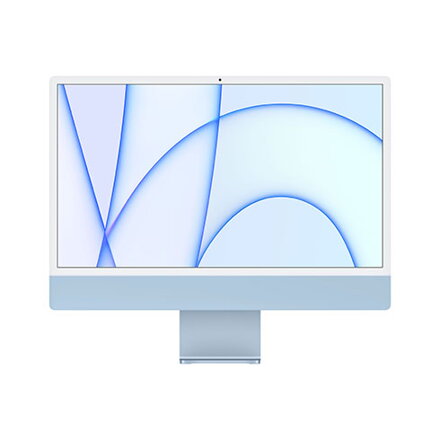 iMac 24" (2021) 4.5K Apple M1 8-core CPU 8-core GPU 8GB 256GB - Blue