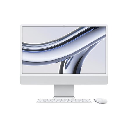 iMac 24" (2023) 4.5K Apple M3 8-core CPU 8-core GPU 8GB 256GB - Silver