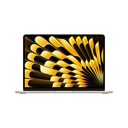 MacBook Air 13,6" (M3 2024) Liquid Retina Display M3 8-Core CPU 8-Core GPU 8GB RAM 256GB SSD - Starlight