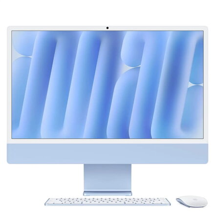 iMac 24" (M4 2024) 4.5K Apple M4 10-core CPU 10-core GPU 16GB 256GB - Blue