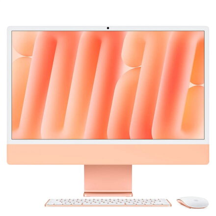 iMac 24" (M4 2024) 4.5K Apple M4 10-core CPU 10-core GPU 16GB 256GB - Orange