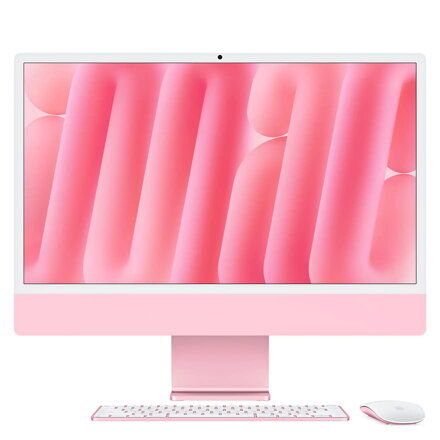 iMac 24" (M4 2024) 4.5K Apple M4 10-core CPU 10-core GPU 16GB 256GB - Pink
