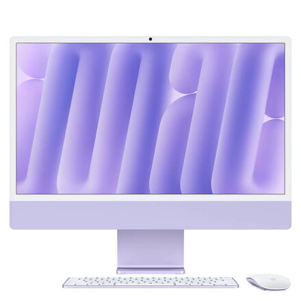iMac 24" (M4 2024) 4.5K Apple M4 10-core CPU 10-core GPU 16GB 256GB - Purple