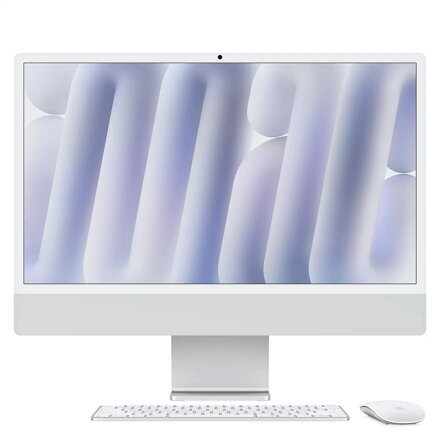 iMac 24" (M4 2024) 4.5K Apple M4 10-core CPU 10-core GPU 16GB 256GB - Silver