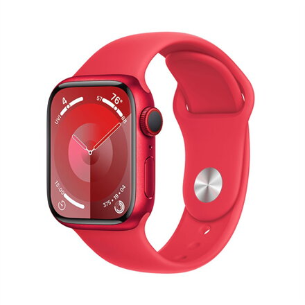 Apple Watch Series 9 GPS + Cellular 41mm (PRODUCT)RED Aluminium Case with (PRODUCT)RED Sport Band - M/L