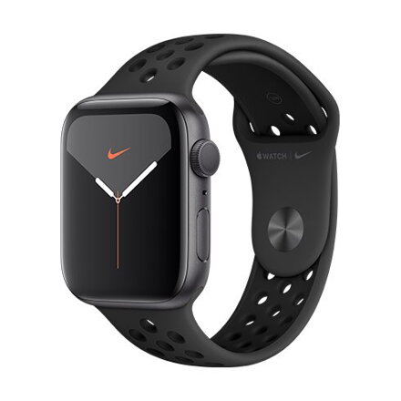 Apple Watch Nike Series 5 GPS, 44mm Space Grey Aluminium Case with Anthracite/Black Nike Sport Band