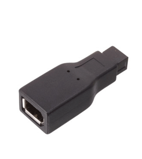 Adaptér FireWire 9pin (Male) - 6pin (Female)