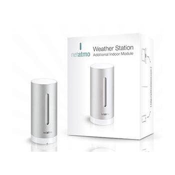 Netatmo Urban Weather Station Additional Indoor Module prídavný interiérový modul meteostanice pre iPhone/iPad/iPod Touch - Silver