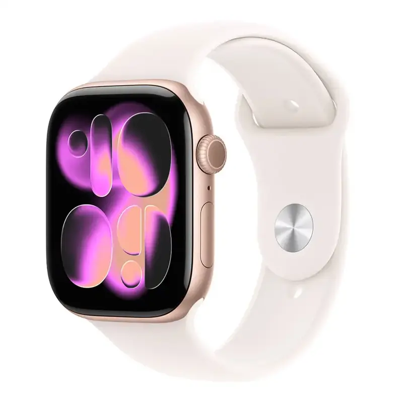 Apple Watch Series 11 GPS 46mm Rose Gold Aluminium Case with Light Blush Sport Band - M/L Apple Watch Series 11 GPS 46mm Rose Gold Aluminium Case with Light Blush Sport Band - M/L