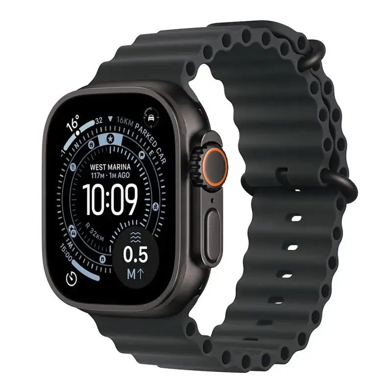 Apple Watch Ultra 3 GPS + Cellular 49mm Black Titanium Case with Black Ocean Band Apple Watch Ultra 3 GPS + Cellular 49mm Black Titanium Case with Black Ocean Band