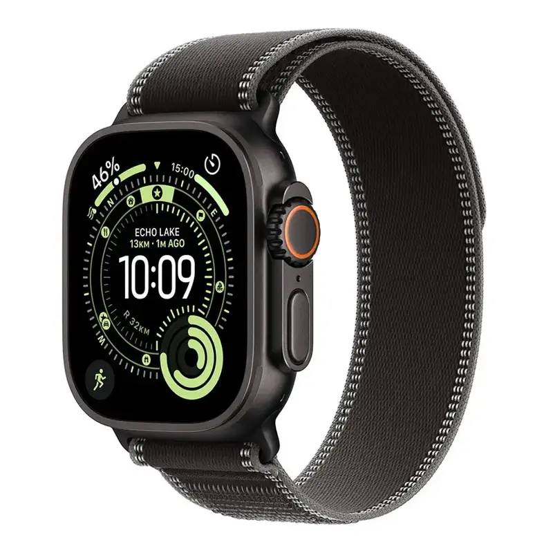 Apple Watch Ultra 3 GPS + Cellular 49mm Black Titanium Case with Black/Charcoal Trail Loop - M/L Apple Watch Ultra 3 GPS + Cellular 49mm Black Titanium Case with Black/Charcoal Trail Loop - M/L