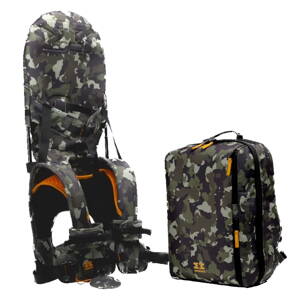 Set detský nosič MiniMeis G4 + batoh - Urban-Camo (Limitovaná edícia)
