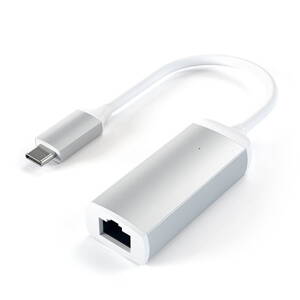 Satechi adaptér USB-C to Gigabit Ethernet - Silver 